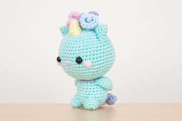 Meowicorn Amigurumi Pattern & Kit